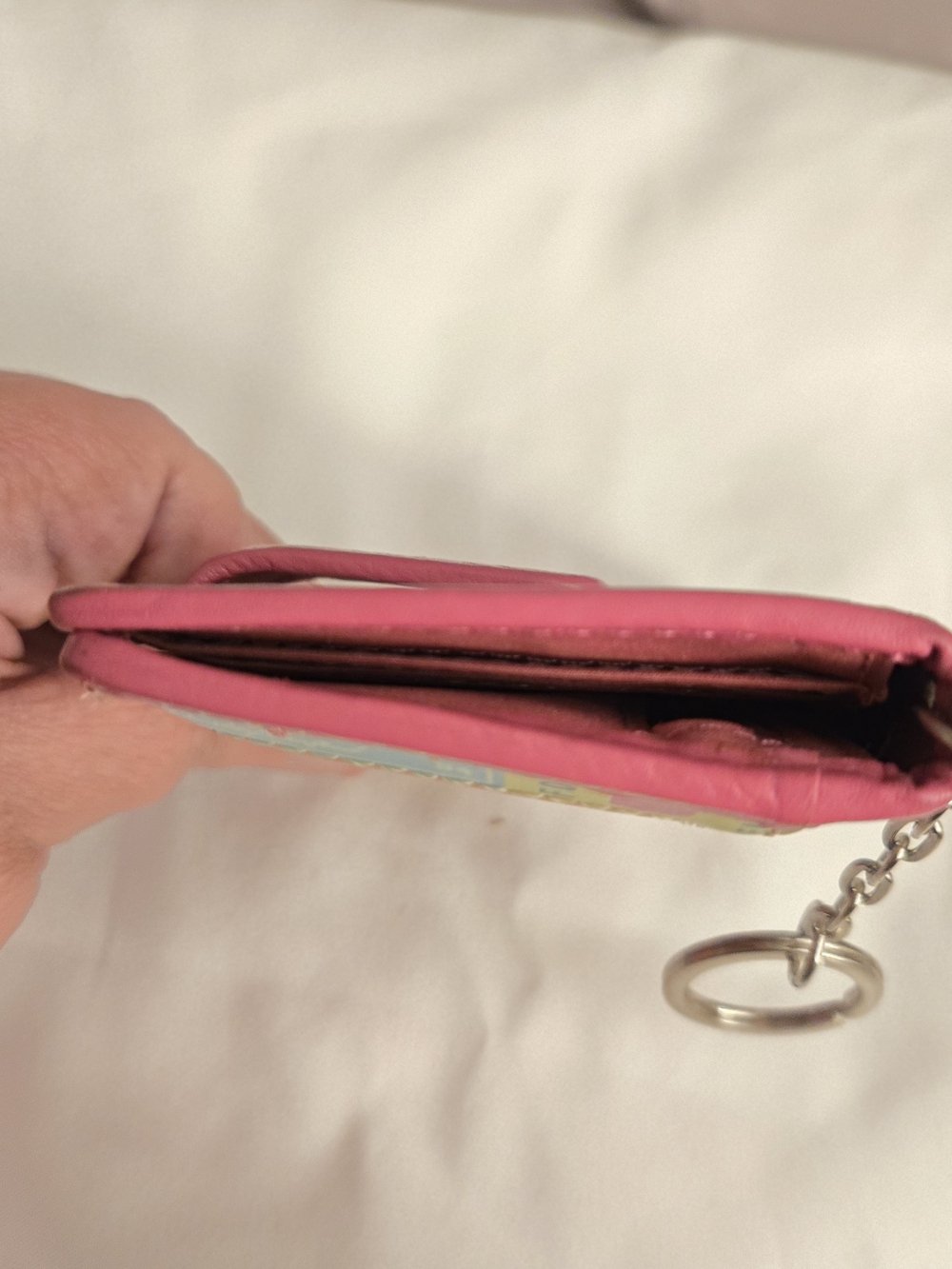 Fossil ID Wallet Pink Multi - Picture 6 of 7